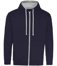 New French Navy/Heather Grey