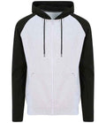 JH063 Heather Grey/Jet Black Front