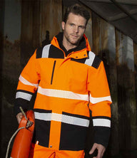 Fluorescent Orange/Black